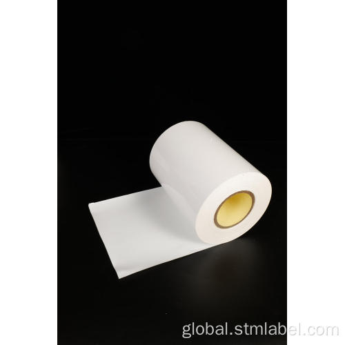 Glossy White Label Bright White BOPP Water Based Glue White Glassine Supplier